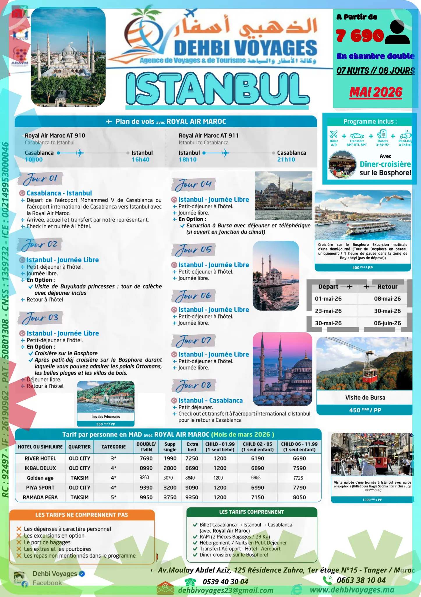 Voyage Organisé - Istanbul Mai 2026